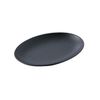 Oval 21 Oval Medium Plate, Black, P02202
