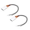 sourcing map PTC Heating Element 12V 2W-15W 70C Consistent Temperature Ceramic Thermostatic for Heating 2pcs