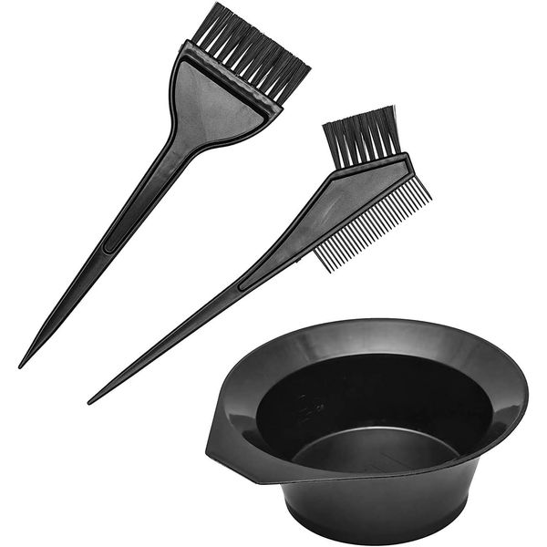 A1SONIC® 3 Piece Hair Dye Set with Brush and Bowl