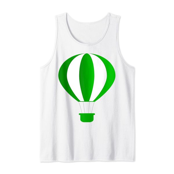 Green Hot Air Balloon Tank Top