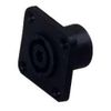 Stagg 16043 4 Pin Speaker Male Plug Panel Mount - Metal Black