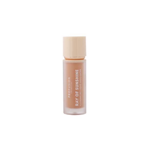 Profusion Cosmetics Ray of Sunshine Liquid Highlighter - Infused with Vitamin A & E for Subtle Luminosity, Long-Lasting Makeup Essentials for Effortless Beauty - Golden Hour