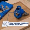 Kreg Cabinet Door Hinge Jig Drill Guide Tool for Concealed Euro Hinges Bit
