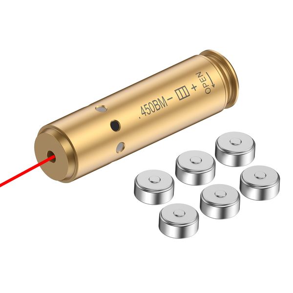 Tipfun .450BM Bore Sight Laser Sight Red Dot Boresighter with Batteries