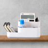 Toothbrush and Toothpaste Holder Bathroom Organizer Countertop Multifunctional
