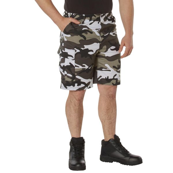 Rothco BDU Cargo Shorts Men’s Outdoor Shorts Hiking Shorts, City Camo, 2XL