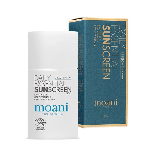 Moani Organics Sunscreen Emulsion 50g (For Face/Body) SPF50+ PA++++ (Lemongrass &amp; Lavender)