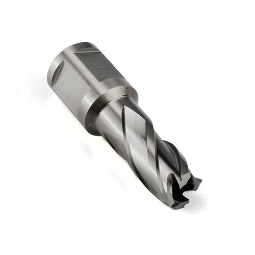 OSCARBIDE 9/16"x1"Annular Cutter 9/16 inch Cutting Diameter,1 inch Depth of Cut,3/4 inch Weldon Shank 2 Flat Mag Drill Bit with Pilot Pin for Magnetic Drill Press,1 Piece