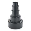 WOODRIVER Dust Connection 4" to 1" Modular Step Fitting for Dust Collection Syst