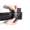 LEAS Small Men's and Women's Wallet Horizontal Format, Genuine Leather, Black Mini-Edition''