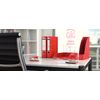 Leitz Stapler, 25 sheet capacity, Red, Ergonomic metal body, Includes staples, NeXXt Range, 55010025