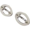 Permacast PI-76 Flat Oval Rope Eye For Vinyl Liners Bronze Chrome Plated