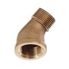 Thrifco 9317049 3/8 45 Brass St Elbow