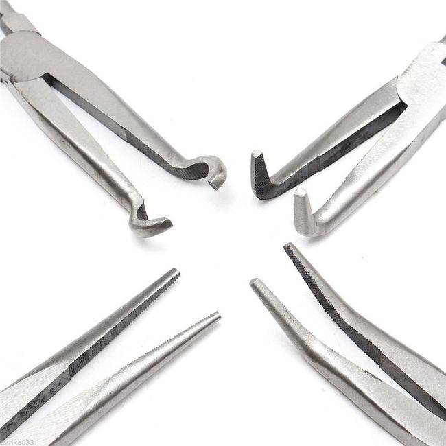 Rubber Tip Tweezers Set for Craft Laboratory Industrial Hobby Tweezers  Pliers
