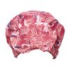 Bodylife Shower Cap Reusable Bath Cap Waterproof Mold Proof With Bow Flamingo Sunset