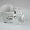 Mecool S925 Sterling Silver Bracelet Solid Twisted Bangle Bracelet Stackable Textured Bangle Bracelet for Women-inner size 2.87"