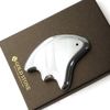 Terahertz Mineral Cassa Plate, Medium Size, Feather Shape, Skin Beautifying Face, Instruction Manual and Exclusive Box Included