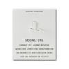 Philip Jones Moonstone Adjustable Ring with Quote Card