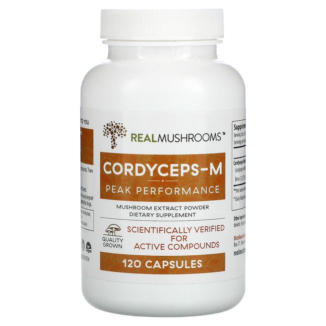 Cordycep-M, Mushroom Extract Powder, 120 Capsules