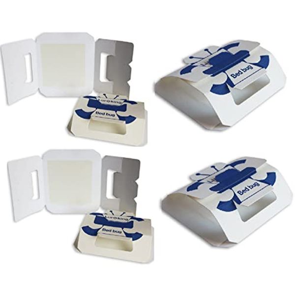 Xtermin8Prob 6 Bedbug Traps - Bed Bug Trap Monitors for Bedroom Bed Bugs