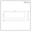 Milano - White Waterproof Straight Bath Front Panel - 1700mm