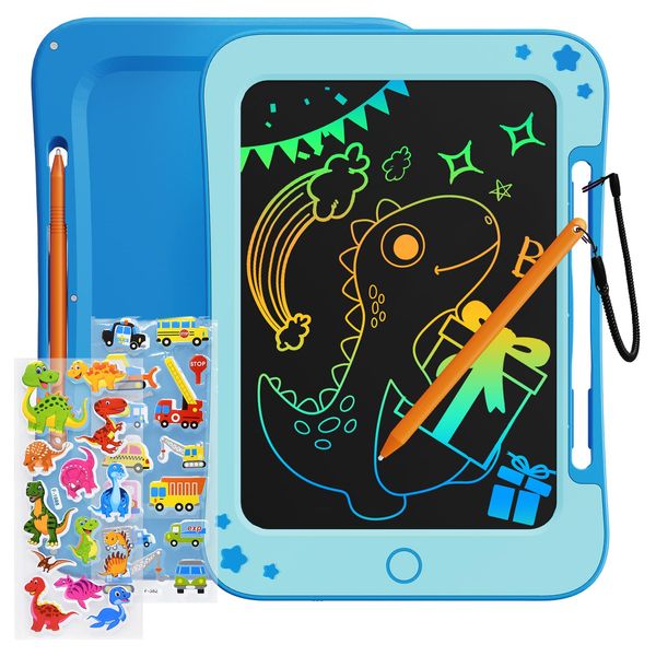 TEKFUN Kids Toys for 3 4 5 6 Years Old Boys Girls Gifts, 8.5 Inch LCD Writing Tablet Kids Drawing Board, Educational Travel Toys Boy Girl Birthday Christmas Gifts Age 3-8 (Blue)