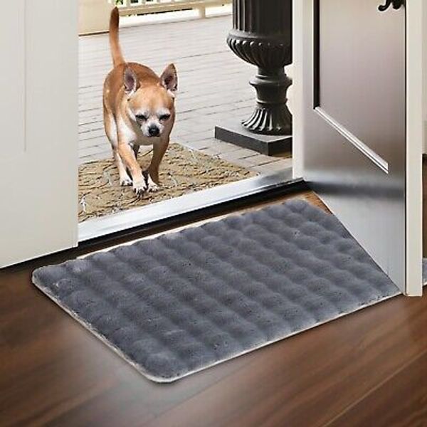 Muddy Mat for Dog Crate Pad Door Mat Pet Rug Washable Anti-Slip Bath Mat Dog ...