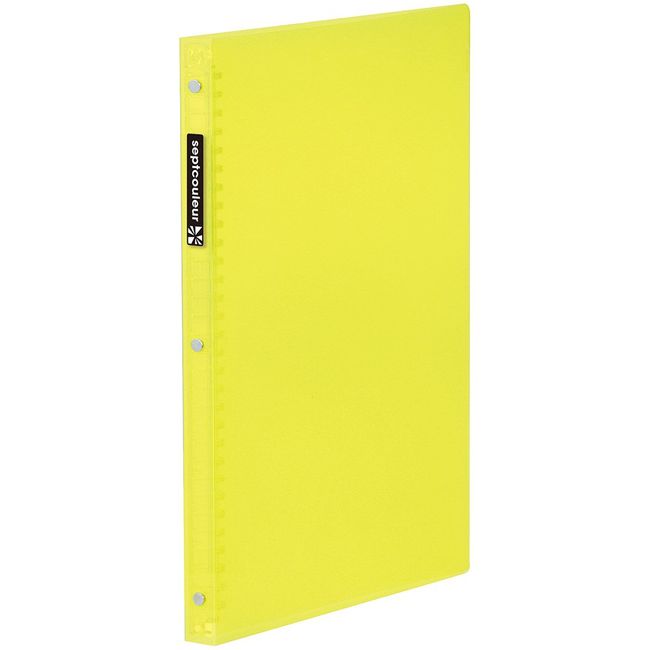 Maruman F481B-04 Loose Leaf Binder, A4, Septocrulle, 30 Holes, Yellow