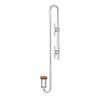DONGKER CO2 Diffuser,Acrylic Hanging CO2 Atomizer With Suction Cups & Bubble Counting Function for 4mm/0.16" I.D. CO2 Tube