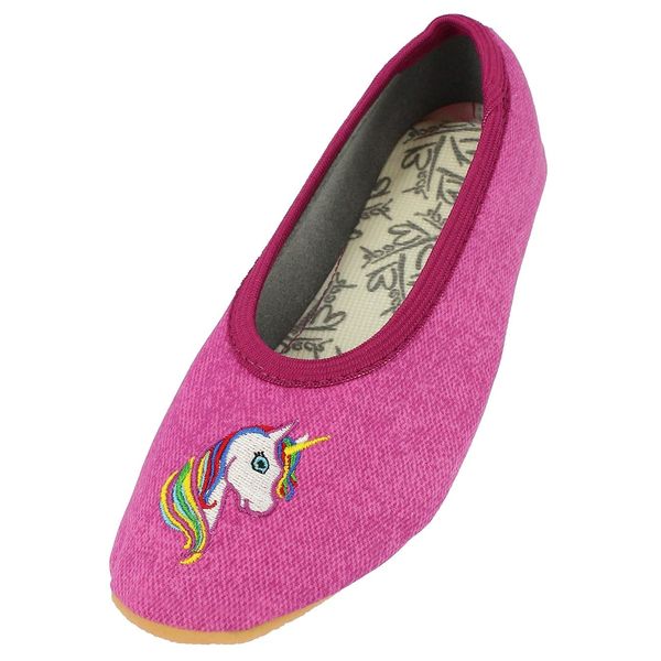Beck Mädchen Einhorn Gymnastikschuhe, Pink, 29 EU