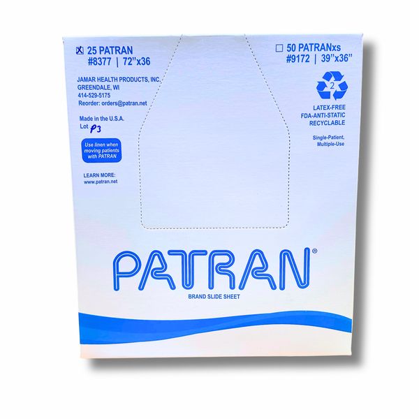 Pack of 25 PATRANpro Slide Sheets | 72"x36 | Top Quality Patient Transfer Sheets