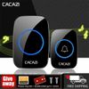 NEW Wireless doorbell button home visit reminder 38 chimes Plug in Receiver