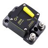 RKURCK 12V - 48V DC 250 Amp Surface Mount & Panel Mount Circuit Breakers with Yellow Manual Reset Button Waterproof 250A