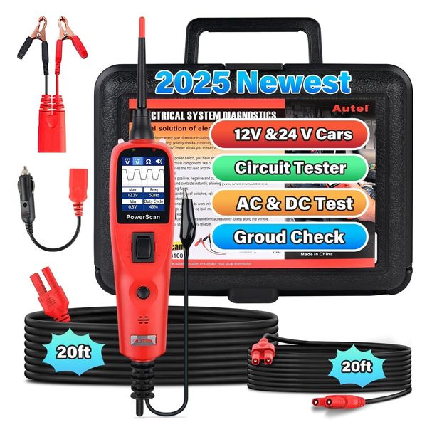 Autel PowerScan PS100 Electrical System 12V - 24V Auto Circuit Tester Scanner 