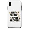 iPhone XS Max This Could Spell Trouble Funny Word Board Game Case