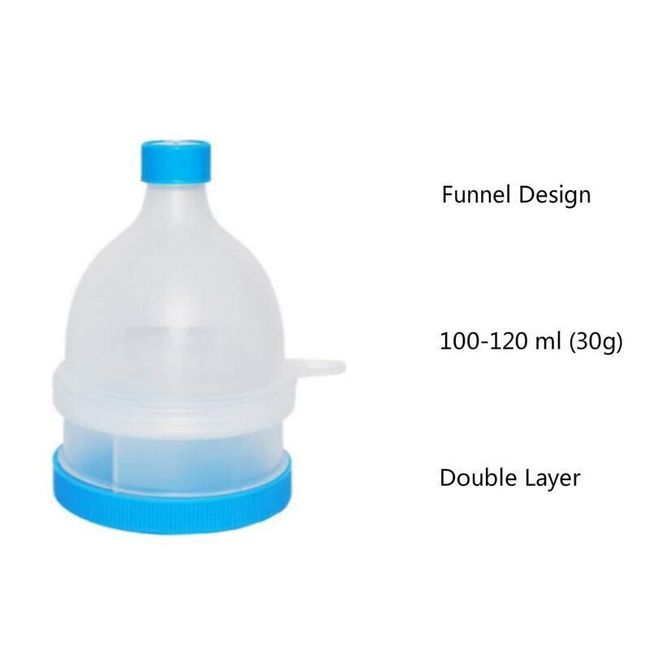 Portable Protein Powder Funnel Gym Partner for Shaker Bottle Water