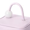 Francfranc French Wave Shape Vanity Pouch, Small, light purple