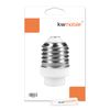 kwmobile 5X Adapter Converter - E27 to G9 Bulb Socket for LED, Halogen, Energy Saving Lamps