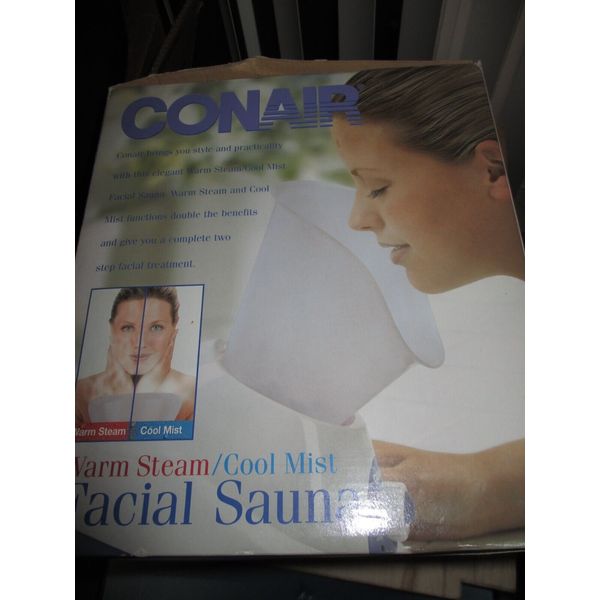 Conair 3704 Warm Steam Cool Mist Facial Sauna NEW OPEN BOX