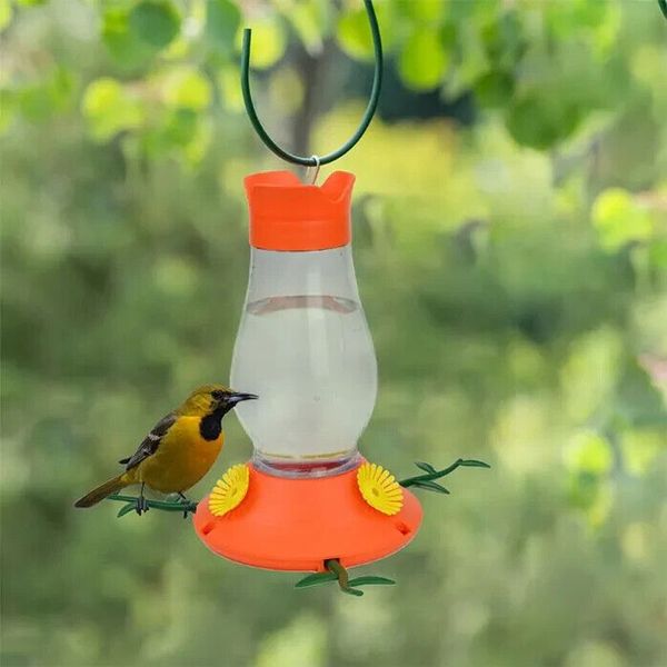 Perky Pet Orange Vine Plastic Oriole Nectar Feeder 27 oz. Capacity