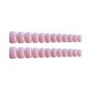 Girly Nails Pure Pink Tasty 24 Pack Nail Tips for Wedding, Party, Holiday, Dating, Prom, Daily Life