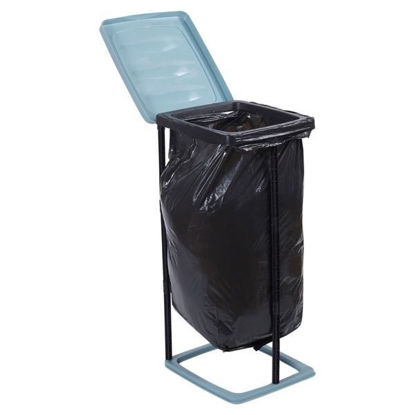 60L Rubbish Bag Refuse Sack Bin Liner Waste Disposal Garbage Bag Stand Holder