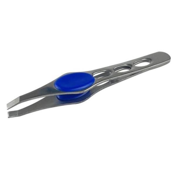 [RGL7Q66P]IS M Eros Round Stainless Steel Tongs TJ Cosmetics Beauty