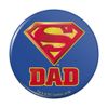 Superman Super Dad Shield Logo Pinback Button Pin