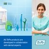 TEPE Interdental Brush Original, Soft Dental Brush for Teeth Cleaning, Pack of 25, 0.7 mm, Medium Gaps, Yellow, Size 4
