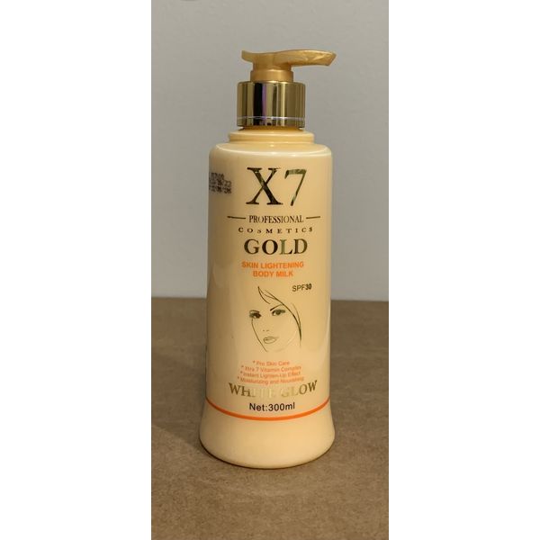1piece X 7 Professional gold Body Lotion 300ml