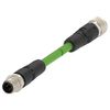 Sensor Cord, 4P M12 Plug to Receptacle, 7M, Sensor Actuator Cable Assemblies, TAD14541111-006