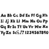 TREND enterprises, Inc. T-79802 Black 4" Friendly Combo Ready Letters