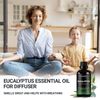 Eucalyptus Essential Oil- 100% Pure for Diffuser, Humidifier, Cold, Aromatherapy