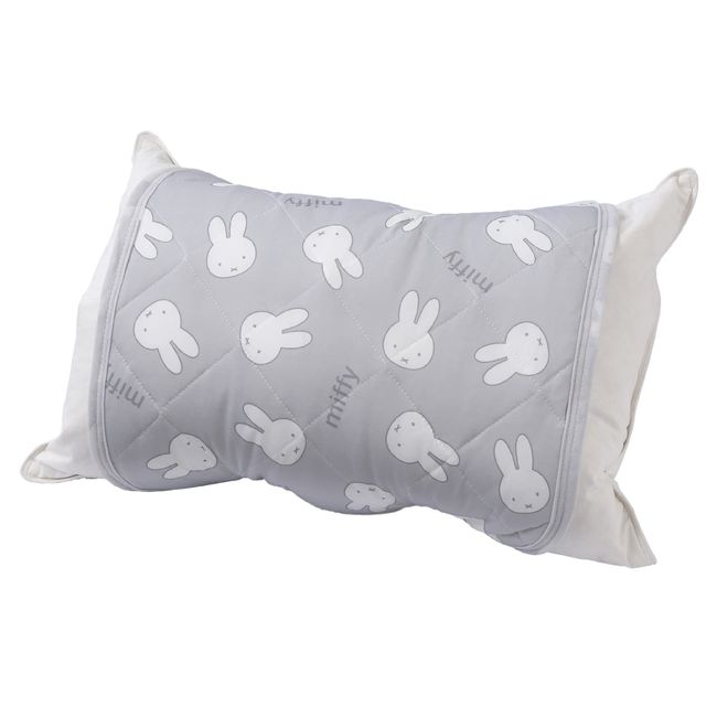 Nishikawa CM72201000 Miffy Cooling Pillow Pad, 19.7 x 19.7 inches (50 x 50 cm), Washable, Cool, Cool, Comfortable, Comfortable Sleep, Perfect for Summer, Large Face